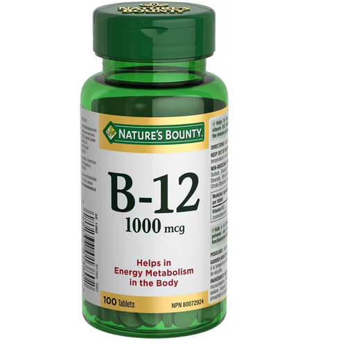 Nature's Bounty B-12 1000 mcg - 100 Tablets