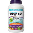 Webber Naturals Omega-3-6-9 1200 mg – 150 Softgels