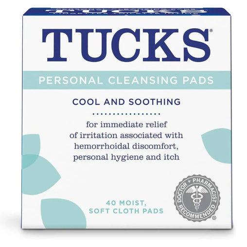 Tucks medicated soothing personal hygiene pads package
