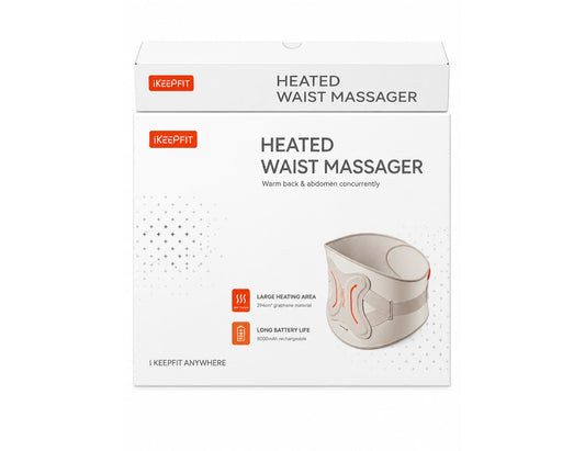 Heated Waist Massager for Lower Back Comfort & Support