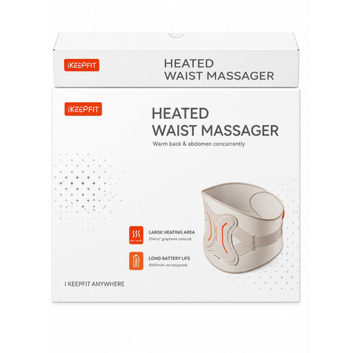 Heated Waist Massager for Lower Back Comfort & Support