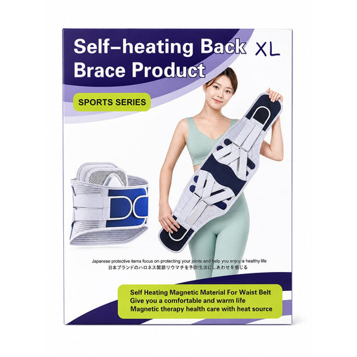 Self-Heating Lumbar Back Brace for Support & Comfort