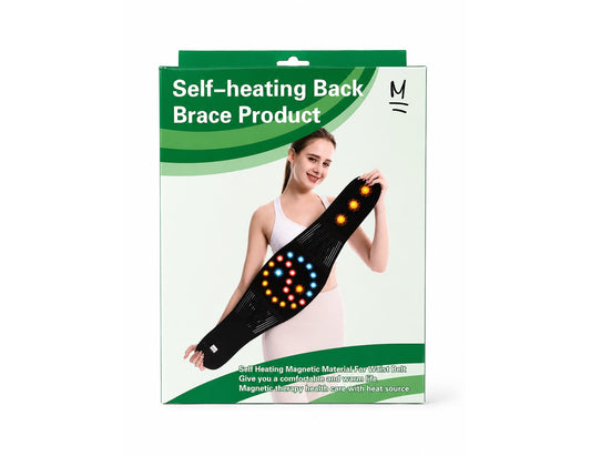 Self-Heating Back Brace for Lumbar Support & Comfort