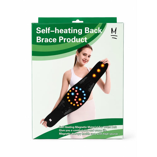 Self-Heating Back Brace for Lumbar Support & Comfort