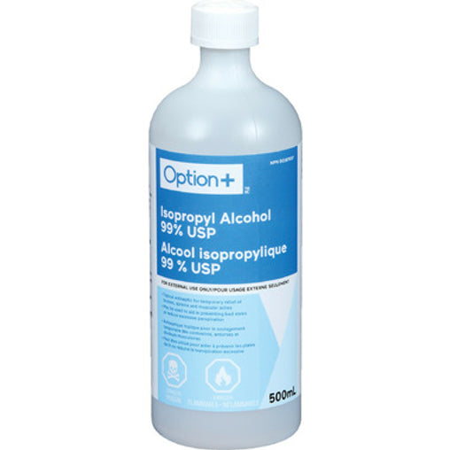 Option+ Isopropyl Alcohol 99%, 500 mL