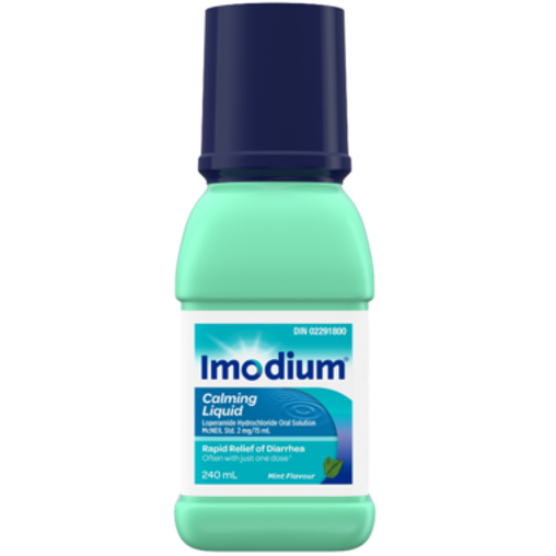 Imodium Calming Liquid Antidiarrheal, 2 mg/15 mL, 240 mL