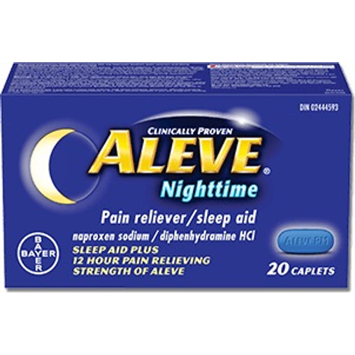 Aleve Nighttime 220mg Caplets – 20 Count