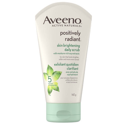 Aveeno Positively Radiant Brightening Scrub, 198g