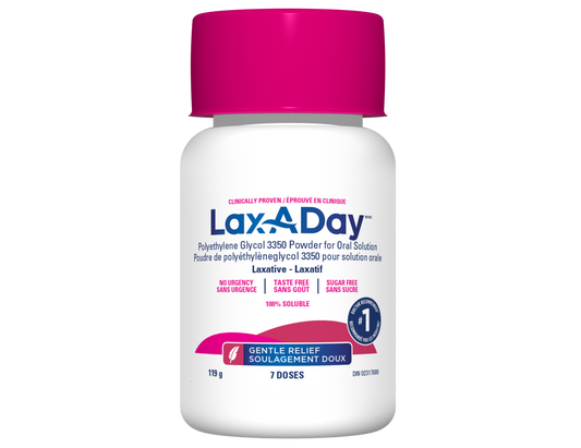 Lax-A-Day Polyethylene Glycol 3350 Powder 119g