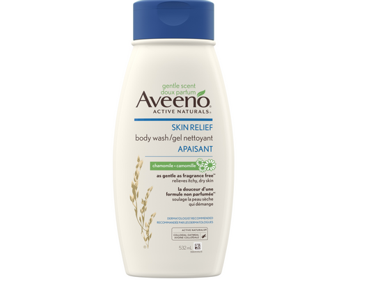 Aveeno Skin Relief Body Wash, Chamomile 532 mL
