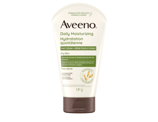 Aveeno Daily Moisturizing Face Cream - 141 g product packaging