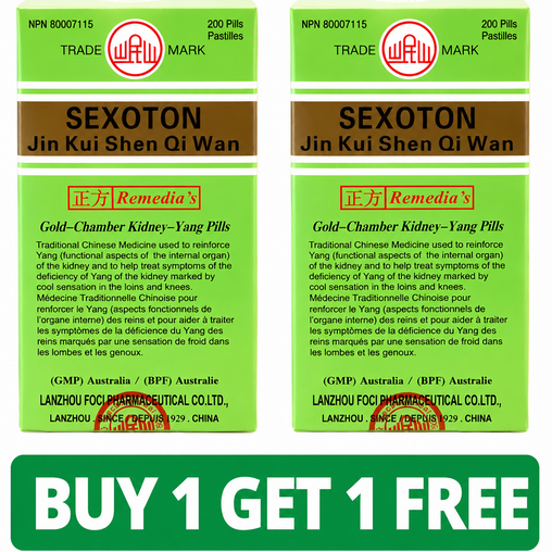 Jin Kui Shen Qi Wan - 200 Pills (2-Pack, Total: 400 Pills)
