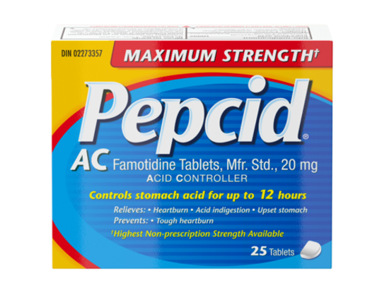 Pepcid Maximum Strength 20mg – 25 Tablets