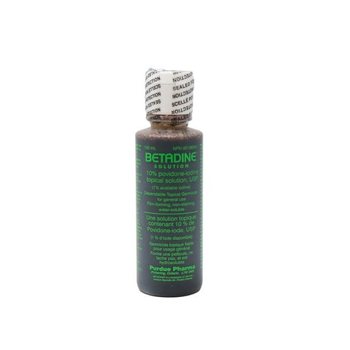 Betadine Solution 10% Povidone-Iodine, 100 mL