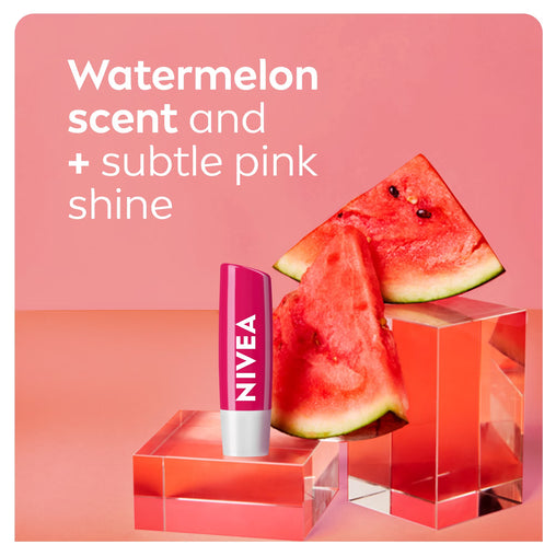 Nivea Watermelon Shine Lip Balm Duo – 2 × 4.8 g