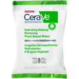 CeraVe Hydrating Makeup Removing Plant-Based Wipes, 25 ct