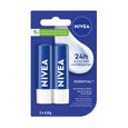 Nivea Essential Care Lip Balm – 2 × 4.8 g