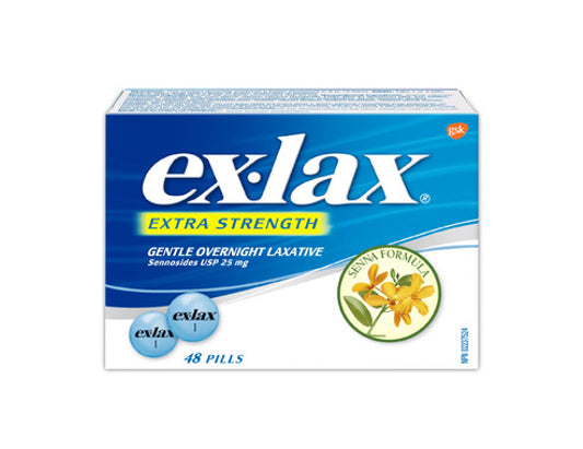 Ex-Lax Extra Strength Senna Pills, 48 Count
