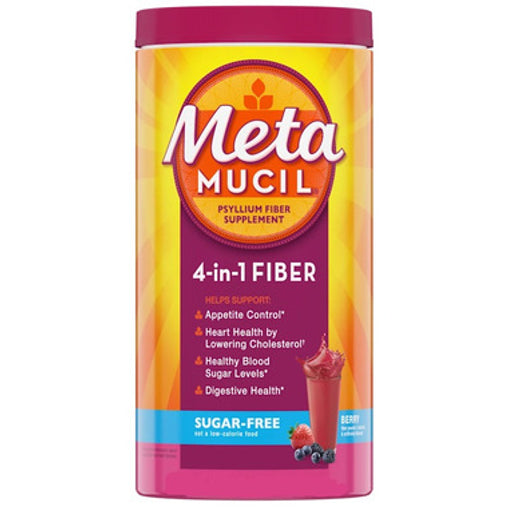 Metamucil Fibre Therapy 4-in-1 Smooth Texture Powder, Sugar-Free Berry, 418 g