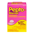 Pepto-Bismol 5 Symptom Relief Chewable, 48 Tablets