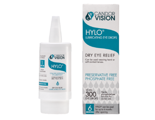 Candor Vision Hylo Lubricating Eye Drops, 10 mL