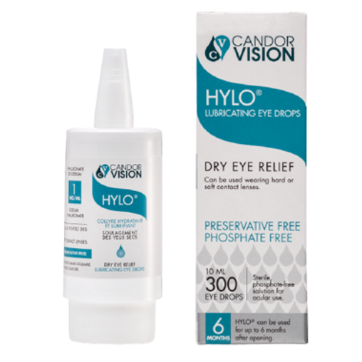 Candor Vision Hylo Lubricating Eye Drops, 10 mL