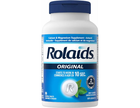 Rolaids Original Antacid Mint Tablets, 96 ct