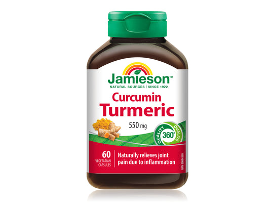 Jamieson Curcumin Turmeric 550 mg - 60 Vegetarian Capsules