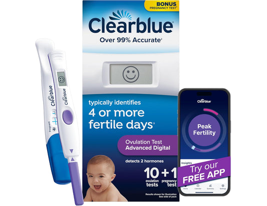 Clearblue Advanced Digital Ovulation Predictor Kit - 10 Tests + 1 Pregnancy Test