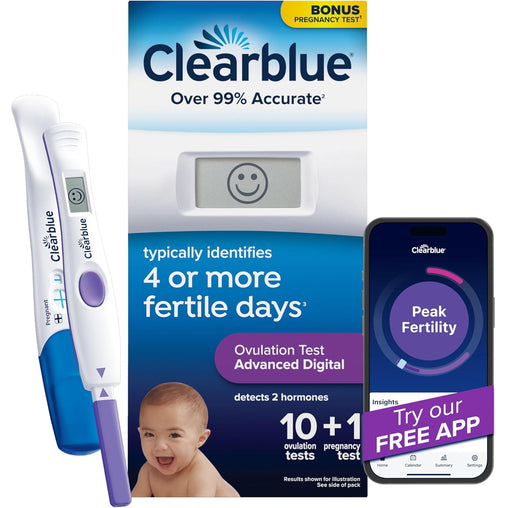 Clearblue Advanced Digital Ovulation Predictor Kit - 10 Tests + 1 Pregnancy Test
