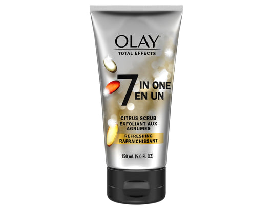 Olay Total Effects Refreshing Citrus Facial Scrub - 150 mL product packaging