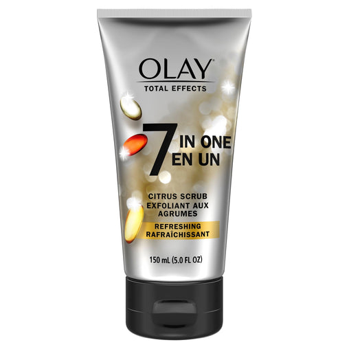Olay Total Effects Refreshing Citrus Facial Scrub - 150 mL product packaging