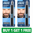 Just For Men 1-Day Beard & Brow Colour Medium Brown - 1 Count (2-Pack, Total: 2 Count)