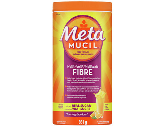 Metamucil Fibre Therapy Multi-Health Fibre Powder, Orange, 861 g