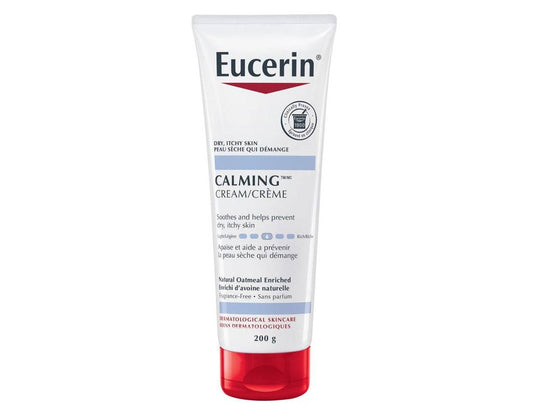 Eucerin Calming Daily Moisturizing Cream - 200 mL product packaging