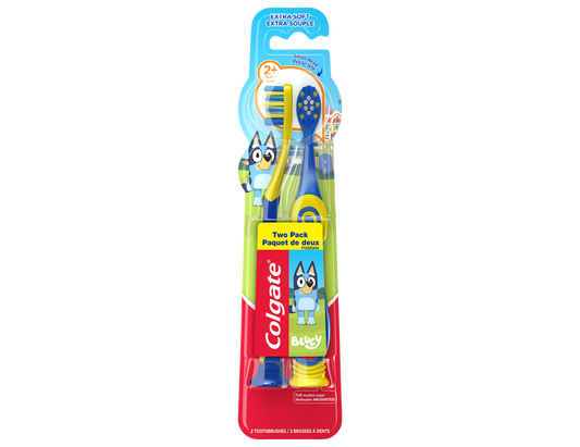 Colgate Kids Bluey Extra-Soft Manual Toothbrushes - 2 Pack product image
