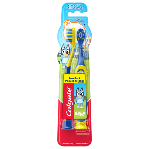 Colgate Kids Bluey Extra-Soft Manual Toothbrushes - 2 Pack product image
