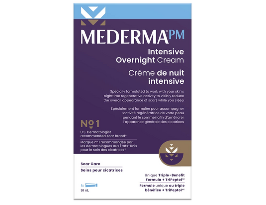 Mederma PM Intensive Overnight Scar Cream, 30 mL