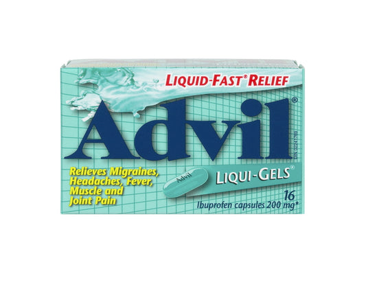 Advil Liqui-Gels Ibuprofen 200mg – 16 Capsules