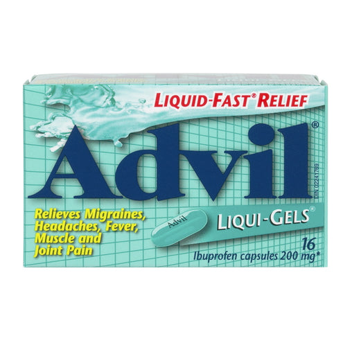 Advil Liqui-Gels Ibuprofen 200mg – 16 Capsules