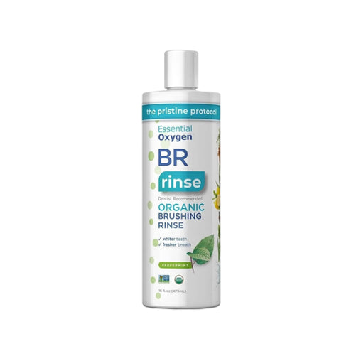 Essential Oxygen Step 1 Organic Brushing Rinse Wintergreen 473mL
