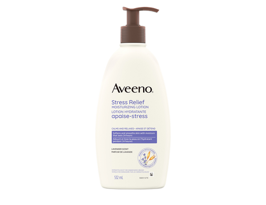 Aveeno Stress Relief Moisturizing Lotion - 532 mL product packaging