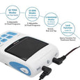 Roovjoy Electronic TENS Stimulator R-C1011 – Portable Muscle & Nerve Pain Relief Therapy Device (packaging may vary)