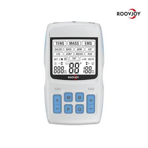 Roovjoy Electronic TENS Stimulator R-C1011 – Portable Muscle & Nerve Pain Relief Therapy Device (packaging may vary)