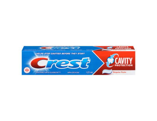 Crest Cavity Protection Regular Toothpaste - 125 mL product packaging
