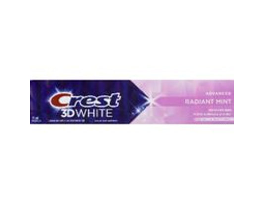 Crest 3D White Advanced Radiant Mint Toothpaste - 135 mL current product packaging