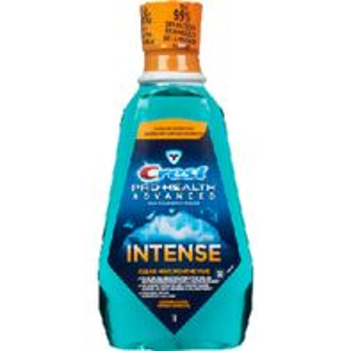 Crest Pro-Health Advanced Intense Clean Mint Mouthwash - 1 L current product packaging
