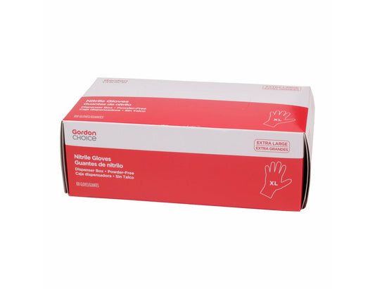 GordonChoice Nitrile Gloves XL, 100 ct