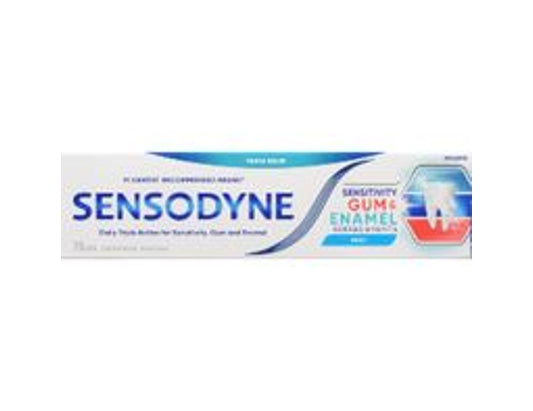 Sensodyne Sensitivity Gum & Enamel Mint Toothpaste - 75 mL current product packaging