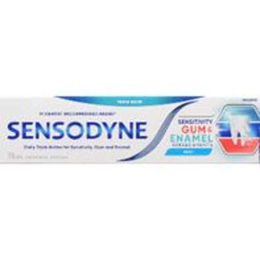 Sensodyne Sensitivity Gum & Enamel Mint Toothpaste - 75 mL current product packaging